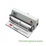 DC-500C Desktop Bookcase Binding Machine Hardcover Press Slotting with Electricity Glue Binding