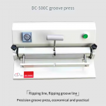 DC-500C Desktop Bookcase Binding Machine Hardcover Press Slotting with Electricity Glue Binding