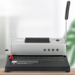 Electrical 4:1 Plastic Spiral Coil Book Binding Machine 4-hole Coil Binder Metal Spiral Wire Notebook Binding Machine