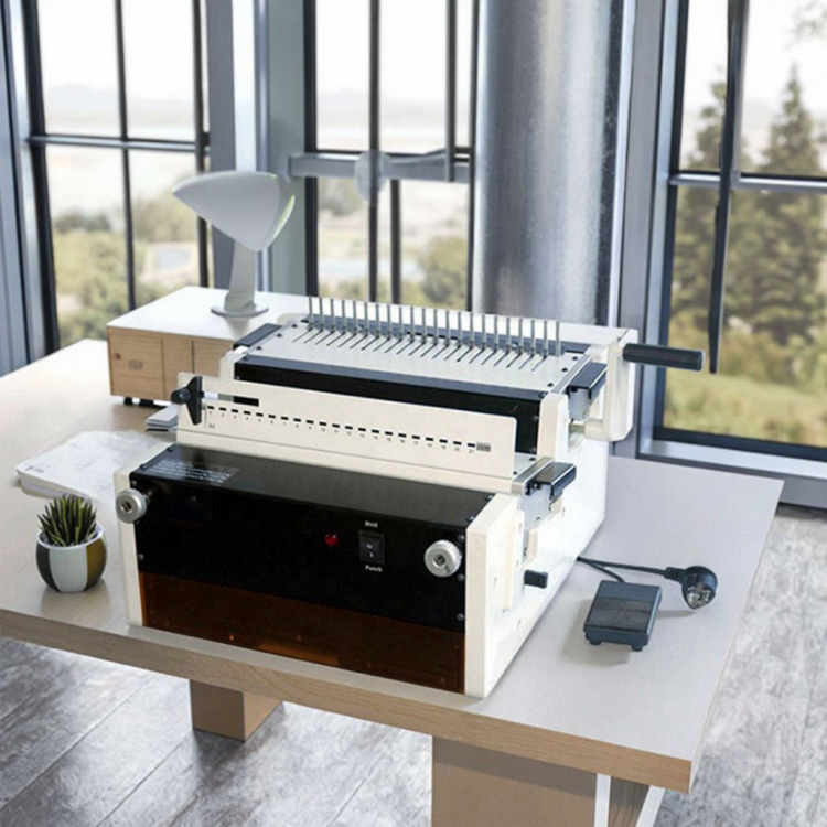Multi-function 4 in 1 Electric Document Punching &Binding Machine Comb Binding Machine and Spiral Binding Machine