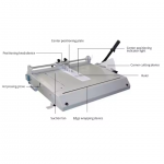 Automatic DC-100P Hardcover Press Groove Glue Binding Machine A4/A3 Vertical Mounting for Center Positioning Book Case Automatic DC-100P Hardcover Press Groove Glue Binding Machine A4/A3 Vertical Mounting for Center Positioning Book Case