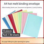 A4 Transparent PVC Hot Melt Book Cover for Tender Binding for Packaging Paper Documents Books and Information A4 Transparent PVC Hot Melt Book Cover for Tender Binding for Packaging Paper Documents Books and Information