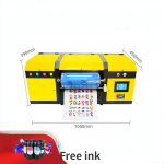 Desktop 17" All in One Small UV Printing Machine Golden Foil Film Laminating 2 in 1 Gold A4 A3 Sticker UV DTF Printer