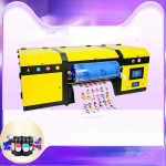 Desktop 17" All in One Small UV Printing Machine Golden Foil Film Laminating 2 in 1 Gold A4 A3 Sticker UV DTF Printer