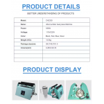 40oz Mug Sublimation Heat Press Machine Electric Flatbed Printer for Cap Garment Plate Printing Manual Automatic Grade New