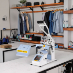 3-in-1 Automatic and Manual Mini Heat Press Machine 220V for Sublimation Transfer on Plate Cap Hat Label Print