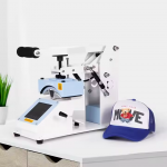 3-in-1 Automatic and Manual Mini Heat Press Machine 220V for Sublimation Transfer on Plate Cap Hat Label Print