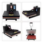 Latest 38*38 Manual T-Shirt Heat Press Machine Electric Flatbed Printer for Home Use and Printing Shops