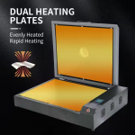 A3 Desktop DTF Printer Dryer Oven with Dual Heating Manual Grade Aluminum White Ink Dryer Oven Condition New