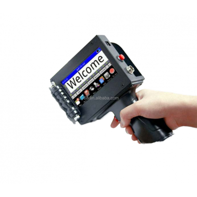 Portable Handheld Industrial Inkjet Printer Gun Fast Dry Eco Solvent Ink Cartridge 12.7mm Digital Tij 1-Year Expiry Date Coding