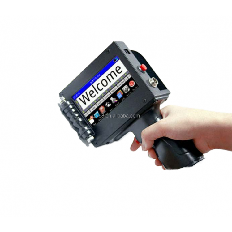 Portable Handheld Industrial Inkjet Printer Gun Fast Dry Eco Solvent Ink Cartridge 12.7mm Digital Tij 1-Year Expiry Date Coding