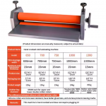Small Manual Cold Laminating Machine 650 Feet Photo Advertising Roller for A4 A3 A5 A6 Paper Sizes