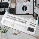 Hot and Cold Plastic Laminating Machine 4 Roller Photo Press for A4 A3 A2 Sizes Office Glue Machine for Pressing Film