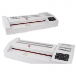 Hot and Cold Plastic Laminating Machine 4 Roller Photo Press for A4 A3 A2 Sizes Office Glue Machine for Pressing Film