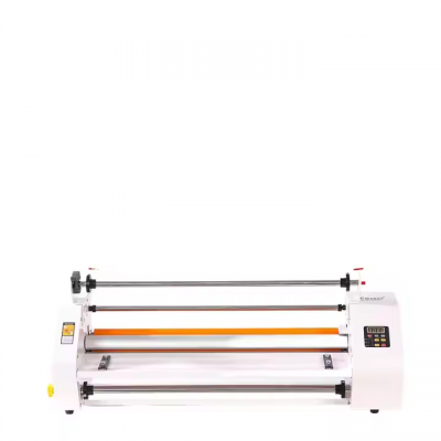 34cm Crystal Label Automatic Cold & Hot Laminator Self-Adhesive Single and Double Sided Fast Printing Speed Regulating Machine