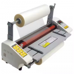 34cm Crystal Label Automatic Cold & Hot Laminator Self-Adhesive Single and Double Sided Fast Printing Speed Regulating Machine