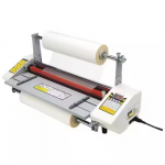 34cm Crystal Label Automatic Cold & Hot Laminator Self-Adhesive Single and Double Sided Fast Printing Speed Regulating Machine