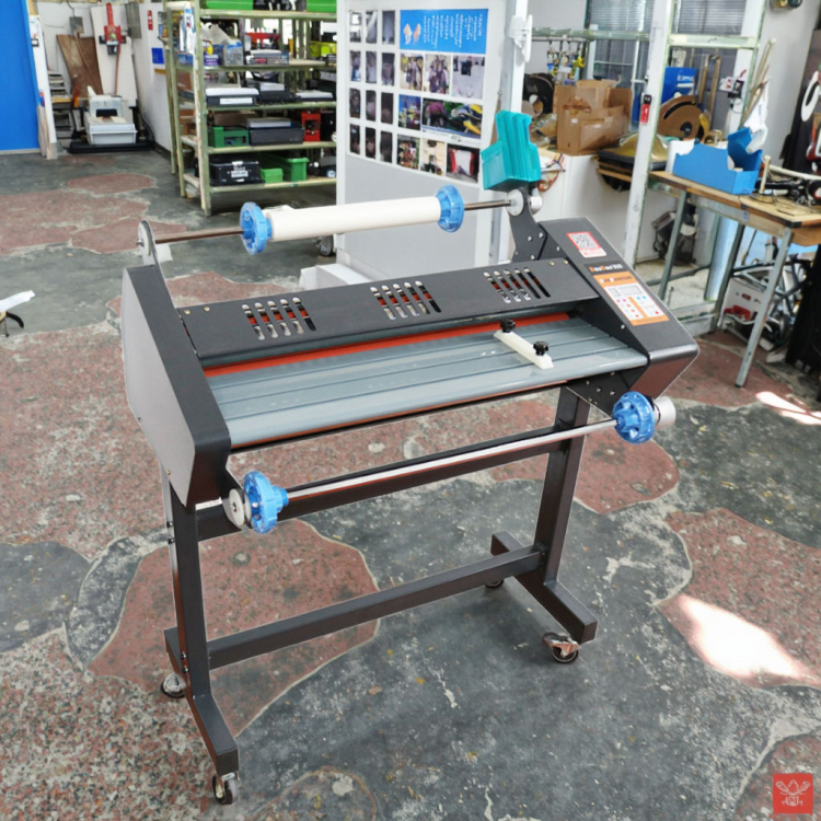 A1 Size 635mm/25 Inches Paper Single Double Sides Hot and Cold Roll Laminator Sticker Label Laminating Machine with Stand