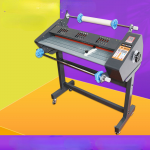 A1 Size 635mm/25 Inches Paper Single Double Sides Hot and Cold Roll Laminator Sticker Label Laminating Machine with Stand