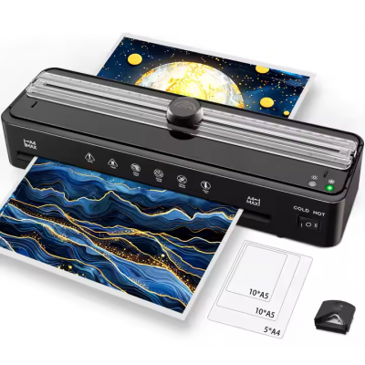 Multifunctional A4 Plastic Photo Laminating Machine New Office Home Thermoplastic Laminator for Protective Card Film Also A5 A6