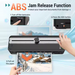 Multifunctional A4 Plastic Photo Laminating Machine New Office Home Thermoplastic Laminator for Protective Card Film Also A5 A6 Multifunctional A4 Plastic Photo Laminating Machine New Office Home Thermoplastic Laminator for Protective Card Film Also A5 A6