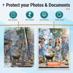 Multifunctional A4 Plastic Photo Laminating Machine New Office Home Thermoplastic Laminator for Protective Card Film Also A5 A6 Multifunctional A4 Plastic Photo Laminating Machine New Office Home Thermoplastic Laminator for Protective Card Film Also A5 A6