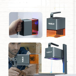 Portable Handheld Laser Engraving Machine Mini Lettering Machine for Paper Bamboo Leaves Wallets Marking Laser Machine