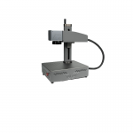 20W Desktop Fiber Laser 360 Rotation Marking Machine Metal Plastic Engraving Machine Small Automatic Engraving Machine