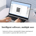 20W Desktop Fiber Laser 360 Rotation Marking Machine Metal Plastic Engraving Machine Small Automatic Engraving Machine