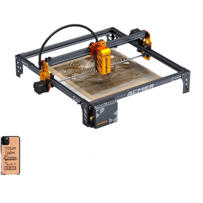 Acmer P1 S Pro Mini Portable Laser Cutter 3D Engraver Machine for Wood Leather MDF-for Business and Family Use