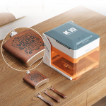 Intelligent Small Laser Engraver Machine 4K High Precision Portable Mini Fully Automatic Marking Machine for Wood Leaves Leather