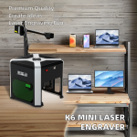 WAINLUX K6 Mini Desktop Marking Machine Portable Electric Laser Engraver Wood Leather Bamboo Paper WAINLUX K6 Mini Desktop Marking Machine Portable Electric Laser Engraver Wood Leather Bamboo Paper