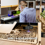 DJ6 DAJA Mini Laser Engraver Cutter Creative Logo Engraving Machine Wood Paper Stone Plywood Small Laser Engraving Machine