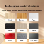 K6 Mini Desktop Marking Machine Portable Electric Laser Engraver for Wood Leather Board Diode Laser Type Supports AI LAS New