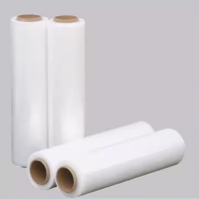 Wholesale Transparent PE Plastic Stretch Film Industrial Winding Tensile for Packing Service Equipment