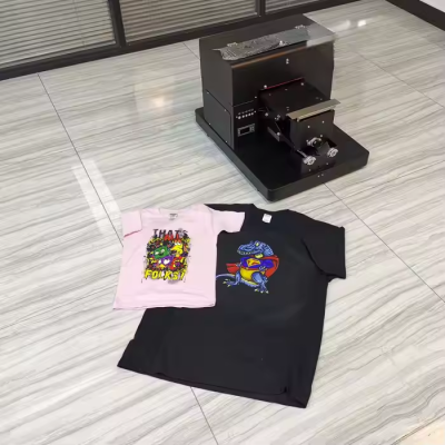 A4 Automatic Grade T-Shirt & Phone Case Inkjet Printer with XP600/I3200 Print Head for Flex & Egg Materials