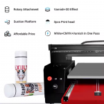 Automatic High Precision Infrared UV Inkjet Printer with Three Nozzles