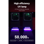 Automatic High Precision Infrared UV Inkjet Printer with Three Nozzles