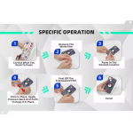 Fully Automatic A3 UV DTF Digital Printer Small Crystal Label and Sticker Printing Machine