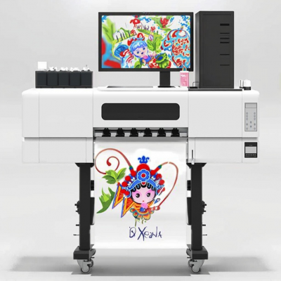 A3 UV Integrated Printer DTF A1 Crystal Label Coil 60CM Double or Triple Head AB Film Label Printer Large Format