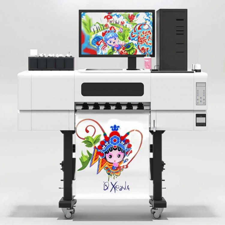 A3 UV Integrated Printer DTF A1 Crystal Label Coil 60CM Double or Triple Head AB Film Label Printer Large Format
